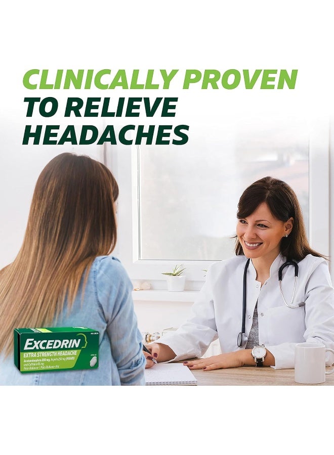Excedrin Extra Strength Pain Relief Caplets For Headache Relief, Temporarily Relieves Minor Aches And Pains Due To Headache - 200 Count - Image 5
